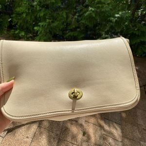 Vintage coach convertible clutch